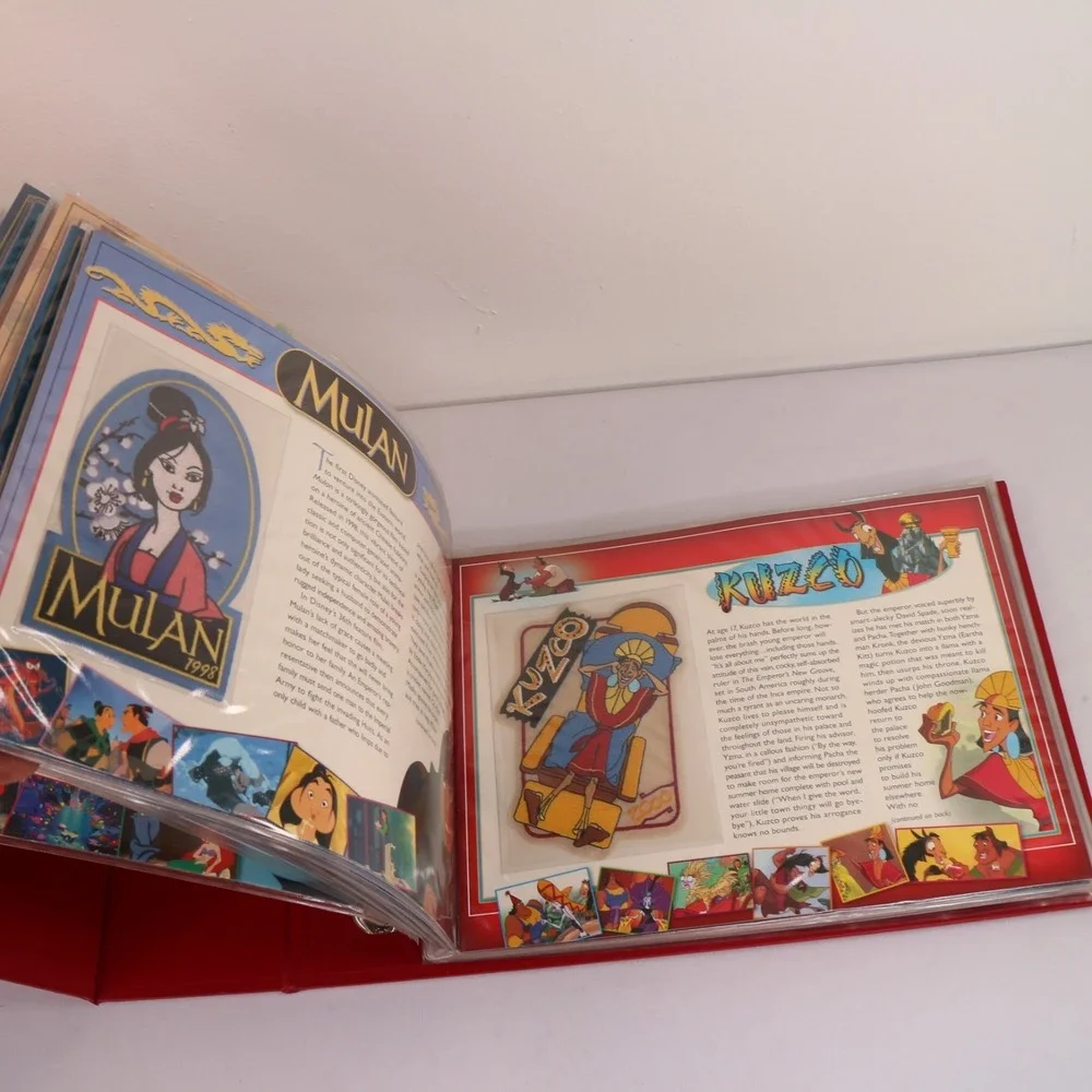 Vintage Willabee & Ward Disney Patch Collection Binder Album USED 23 Patches